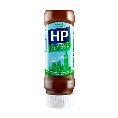 HP Reduced Salt Brown Sauce 450g - Classic British Sauce - British Snacks