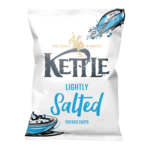 Kettle Chips Lightly Salted Sharing Crisps - 130g - British Snacks
