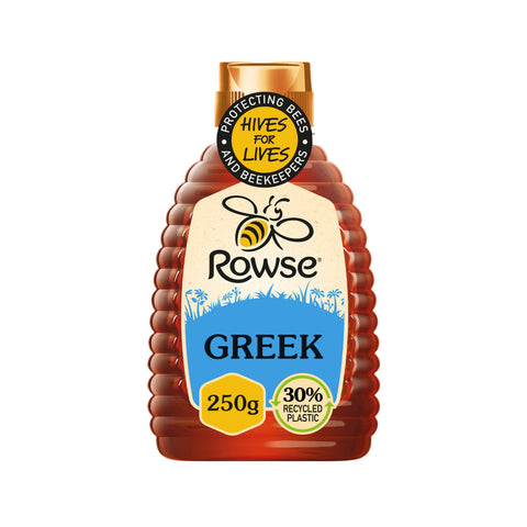 Rowse Greek Squeezy Honey - 250g - British Snacks