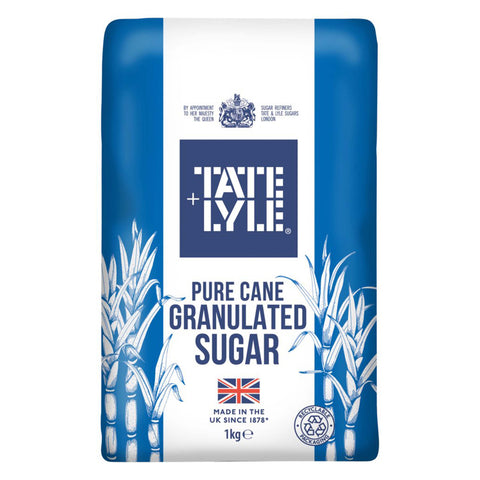Tate & Lyle Pure Cane Granulated Sugar 1kg