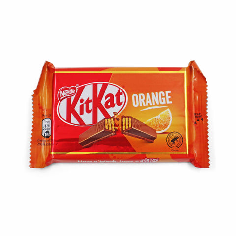 Kit Kat 4 Finger Orange Chocolate Bar 41.5g - British Chocolates