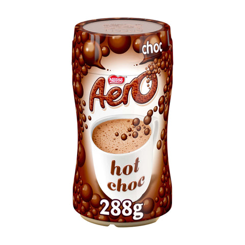 Aero Instant Hot Chocolate Powder Jar - 288g - British Snacks