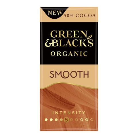 Green & Black's Organic Smooth Milk Chocolate - 90g - British Snacks