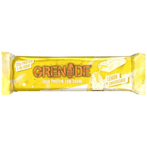 Grenade Lemon Cheesecake Flavour Protein Bar 60g - British Snacks