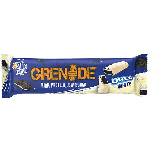 Grenade Oreo White Flavour Protein Bar 60g - British Snacks