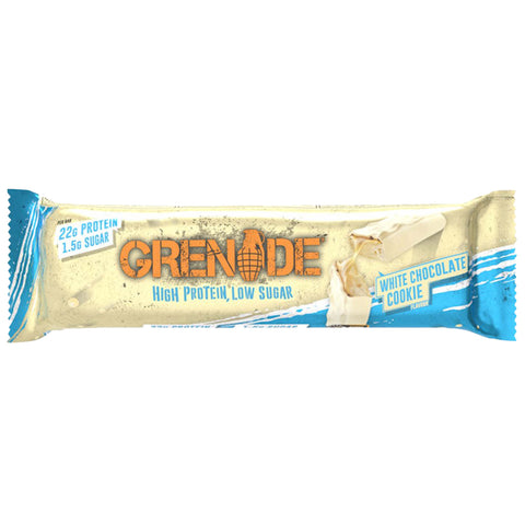 Grenade White Chocolate Cookie Flavour 60g - British Snacks