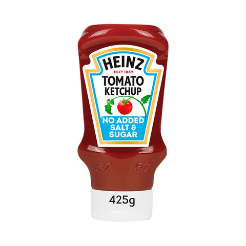 Heinz No Added Sugar or Salt Tomato Ketchup 425g