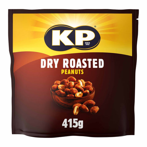 KP Dry Roasted Peanuts - 415g - British Classic Snacks