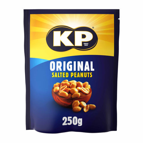 KP Original Salted Peanuts - 250g - British Snacks Nuts