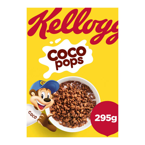 Kellogg's Coco Pops Chocolate Breakfast Cereal - 295g - British Cereal for Expats