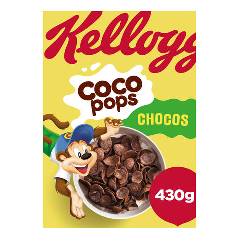 Kellogg's Coco Pops Chocos Chocolate Breakfast Cereal - 430g - British Cereal for British Expats