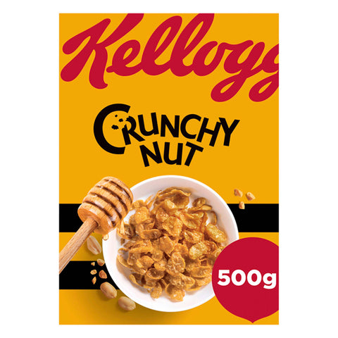 Kellogg's Crunchy Nut Breakfast Cereal - 500g - British Cereals for Expats