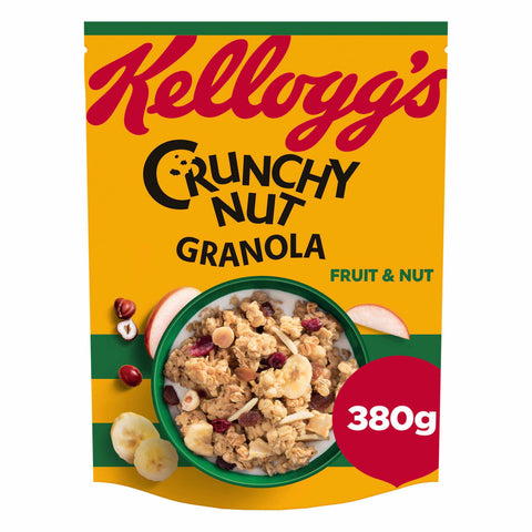 Kellogg's Crunchy Nut Fruit & Nut Granola - 380g - British Snacks and Cereals fore Expats