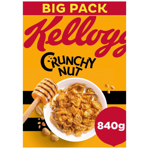 Kellogg's Crunchy Nut Original Breakfast Cereal - 840g - British cereals for Expats