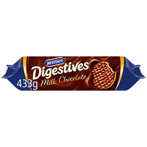 McVitie's Digestives Milk Chocolate Biscuits - 433g - British Snacks