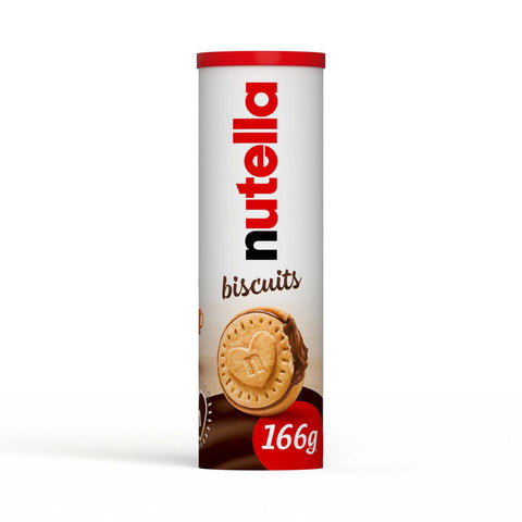 Nutella Biscuits Tube Biscuits x12 - 166g - British Snacks