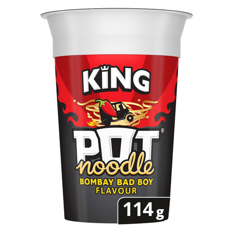 Pot Noodle King Pot Bombay Bad Boy - 114g - British Snacks