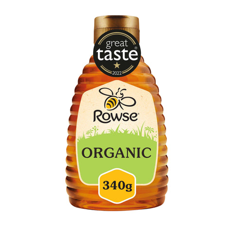 Rowse Organic Squeezy Honey - 340g - British Snacks