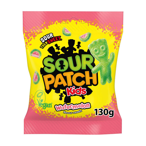 Sour Patch Kids Watermelon Sweets Bag - 130g - British Snacks