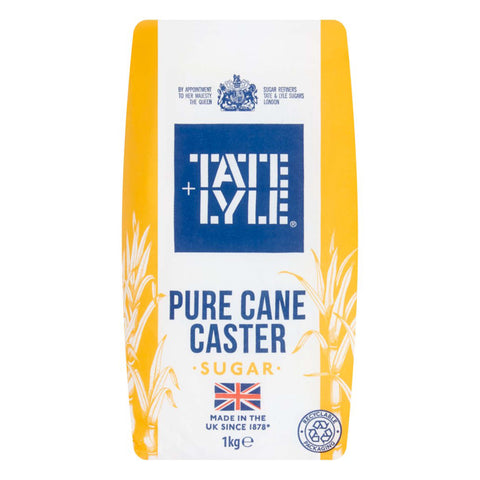 Tate & Lyle Pure Cane Caster Sugar 1kg