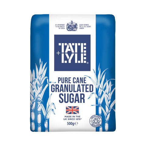 Tate & Lyle Pure Cane Granulated Sugar 500g