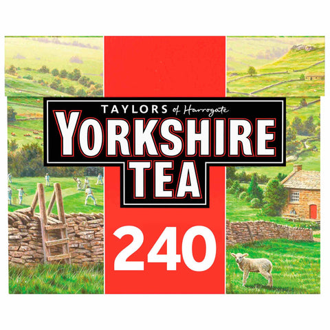 Yorkshire Tea 240 Tea Bags - British Snacks