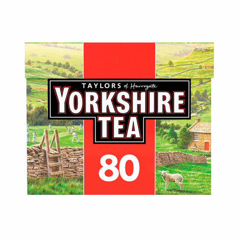 Yorkshire Tea 80 Tea Bags - British Classic Tea