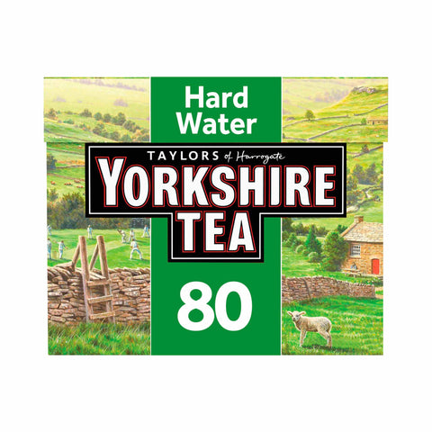 Yorkshire Tea Hard Water 80 Tea Bags - British Classic Tea