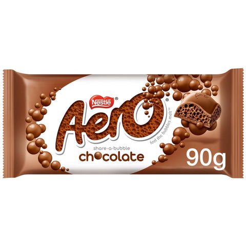 Aero Milk Chocolate Sharing Bar - 90g - British Snacks