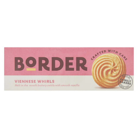 Border Biscuits Light and Buttery Viennese Whirls - 150g - Scottish Biscuits