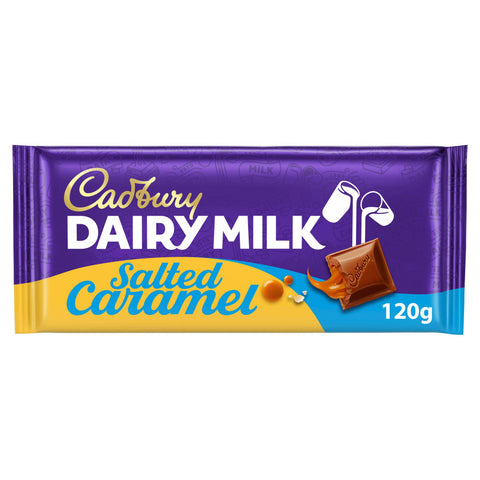 Cadbury Dairy Milk Salted Caramel - 120g - British Snacks