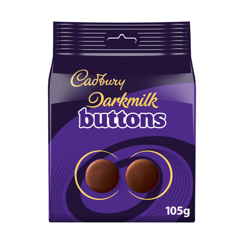 Cadbury Darkmilk Giant Buttons Bag - 105g - British Snacks