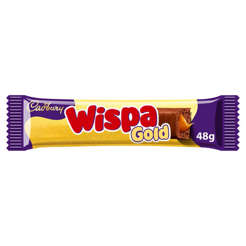 Cadbury Wispa Gold Chocolate Bar - 47g - British Snacks