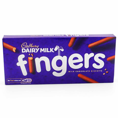 Cadbury Fingers Milk Chocolate Biscuits - 114g - British Snacks