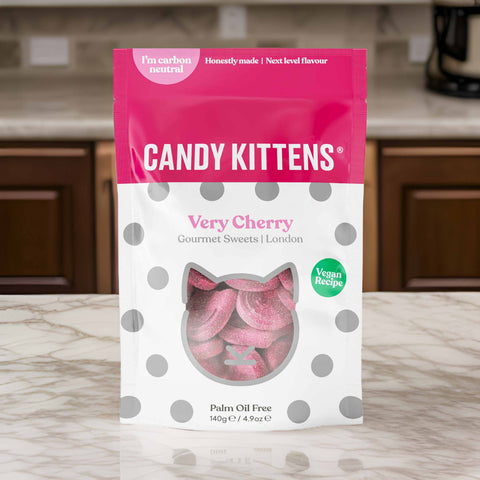 Candy Kittens Very Cherry Gourmet Sweets - 140g - BRITISH CLASSIC SNACKS