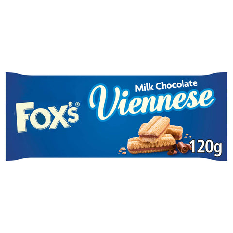 Fox's Biscuits Viennese Milk Chocolate - 120g - British Snacks