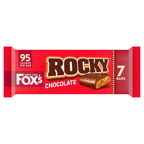 Fox's Rocky Chocolate Bars - 7x19g - Classic British Snacks