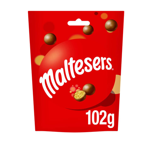 Maltesers Milk Chocolate & Honeycomb Bites Bag Fairtrade - 102g - BRITISH SNACKS