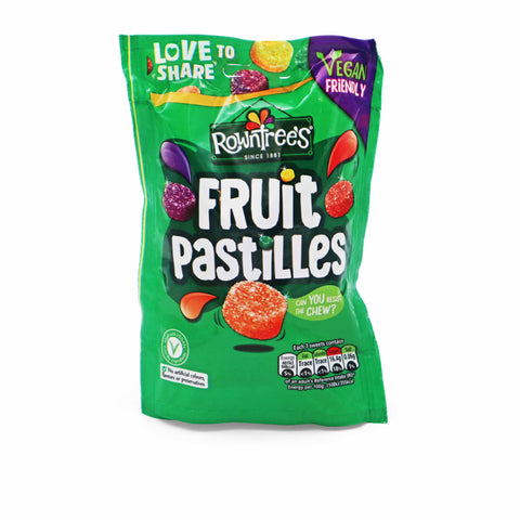 Rowntree's Fruit Pastilles Sweets Sharing Pouch - 143g - British Snacks