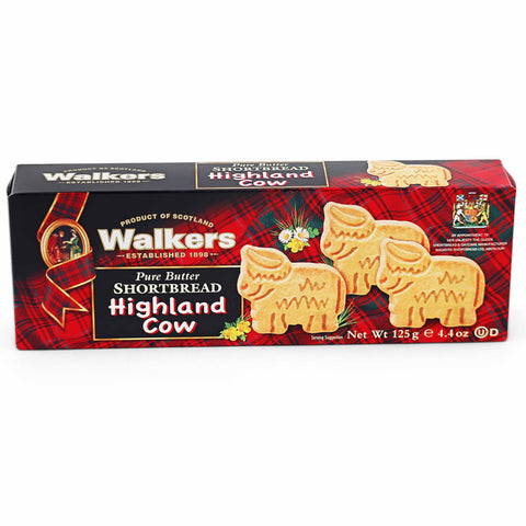 Walkers Highland Cow Carton Shortbread - 125g Walkers Shortbread